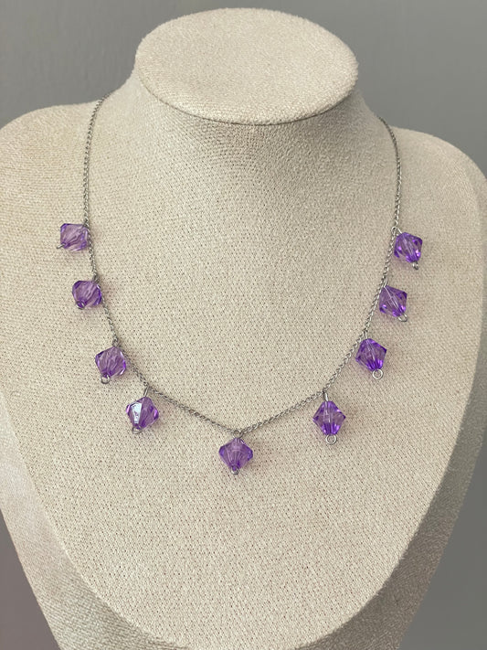 VIOLETA | necklace crystal