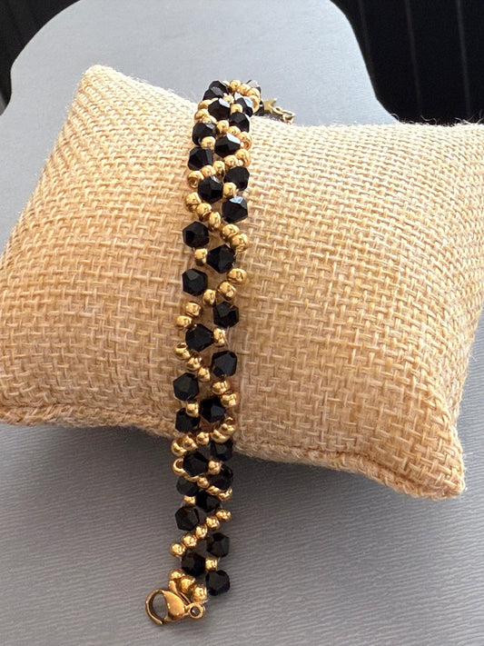 Black Crystal bracelet